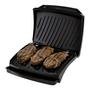 Sanduicheira e Grill Britânia Saúde 110V, Inox, Chapa ondulada, Antiaderente, Recipiente de gordura