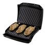 Sanduicheira e Grill Britânia Saúde 110V, Inox, Chapa ondulada, Antiaderente, Recipiente de gordura