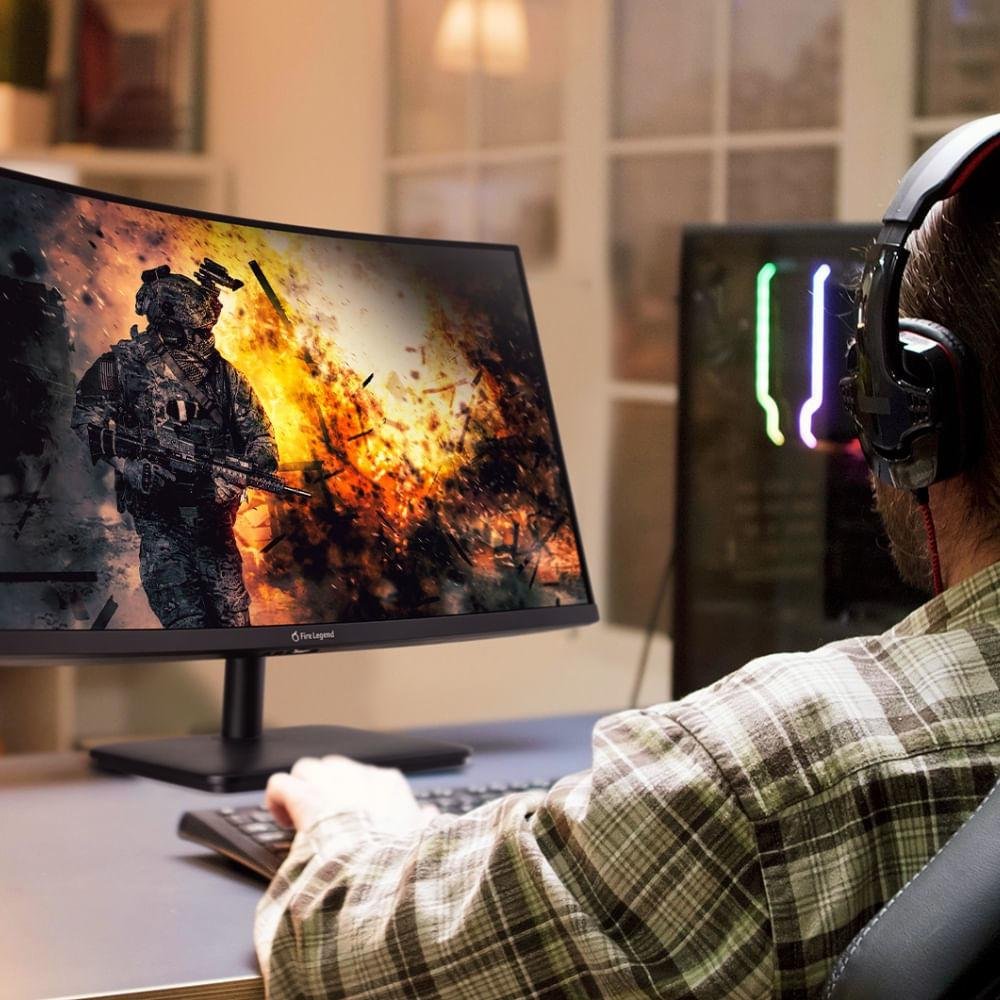 Monitor Gamer Aopen 27HC5R, FreeSync 165Hz, FHD 27