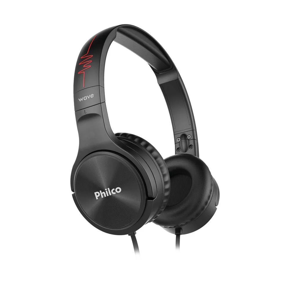 Headphone Philco, Bivolt, Preto - PFO02P Headphone Philco, Bivolt, Preto - PFO02P