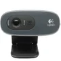 Webcam Logitech, 30FPS, Com Microfone Embutido, Com fio USB, Para Streaming, Fluid Crystal, Preto - 960-000694