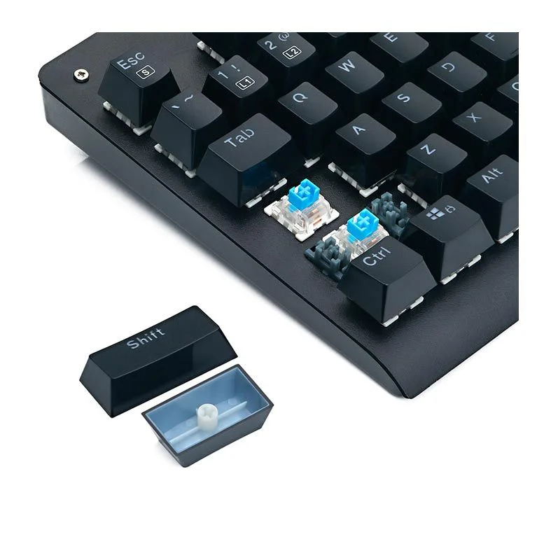 Teclado Mecânico Gamer Redragon, Dark Avenger, RGB, Switch Blue, com fio - K568-2 Teclado Mecânico Gamer Redragon, Dark Avenger, RGB, Switch Blue, com fio - K568-2