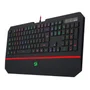 Teclado Gamer Redragon Karura 2, RGB, ABNT2, Silencioso C/ Apoio de Pulso, Preto - K502RGB