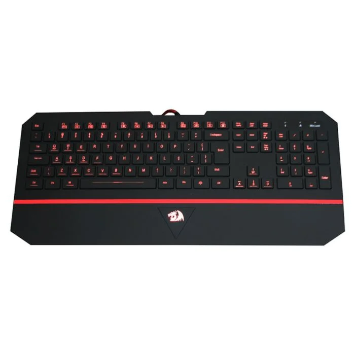 Teclado Gamer Redragon Karura 2, RGB, ABNT2, Silencioso C/ Apoio de Pulso, Preto - K502RGB Teclado Gamer Redragon Karura 2, RGB, ABNT2, Silencioso C/ Apoio de Pulso, Preto - K502RGB