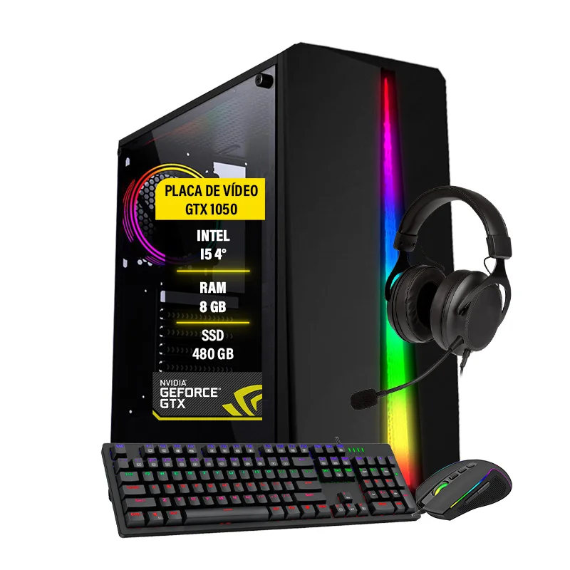 PC Gamer Raven I5 4a Geraço GTX 1650 8GB SSD
