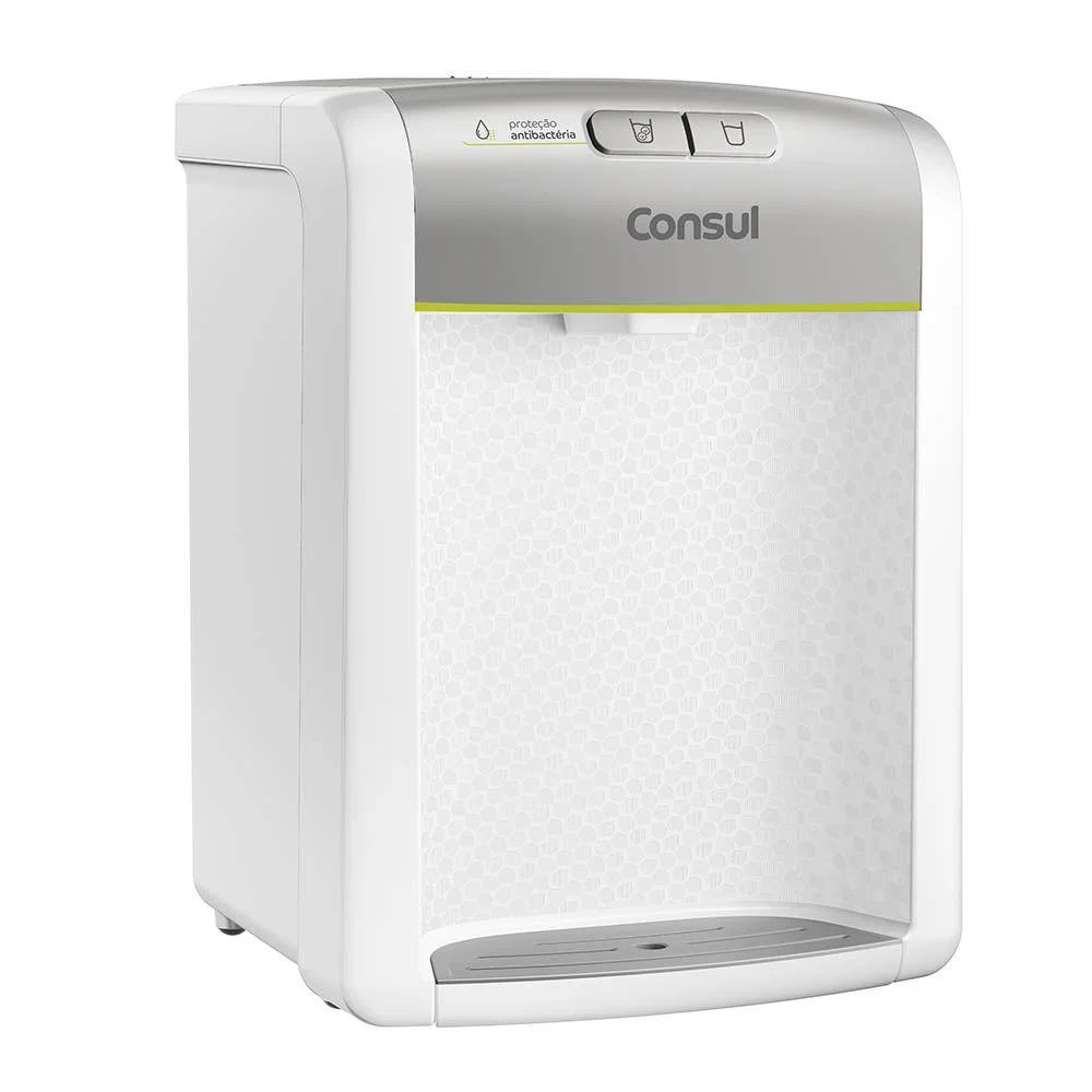 Purificador De Água Consul Refrigerado Antibactérias, Branco ,Bivolt - CPB34AS Purificador De Água Consul Refrigerado Antibactérias, Branco ,Bivolt - CPB34AS