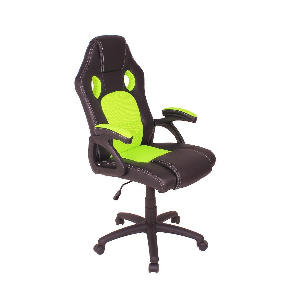 Cadeira Gamer Império Brazil Business MAG4, Base Giratória, Preto/Verde Cadeira Gamer Império Brazil Business MAG4, Base Giratória, Preto/Verde