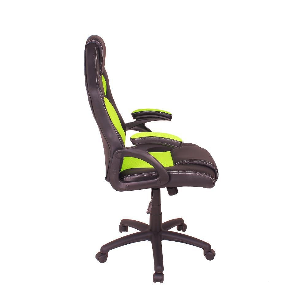 Cadeira Gamer Império Brazil Business MAG4, Base Giratória, Preto/Verde Cadeira Gamer Império Brazil Business MAG4, Base Giratória, Preto/Verde