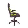 Cadeira Gamer Império Brazil Business MAG4, Base Giratória, Preto/Verde