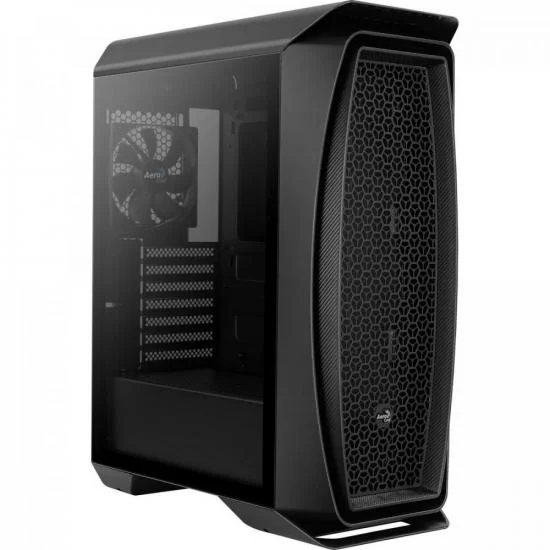 Gabinete Gamer Aerocool Aero One, ATX, Mid Tower, 1x Cooler Traseiro, Lateral Em Vidro Temperado, Preto - 70165 Gabinete Gamer Aerocool Aero One, ATX, Mid Tower, 1x Cooler Traseiro, Lateral Em Vidro Temperado, Preto - 70165