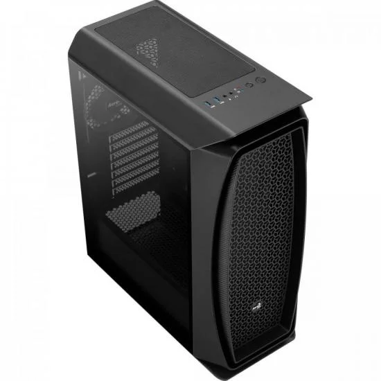Gabinete Gamer Aerocool Aero One, ATX, Mid Tower, 1x Cooler Traseiro, Lateral Em Vidro Temperado, Preto - 70165 Gabinete Gamer Aerocool Aero One, ATX, Mid Tower, 1x Cooler Traseiro, Lateral Em Vidro Temperado, Preto - 70165