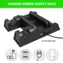 Suporte Base Vertical Xbox One/S/X, Com Cooler, Dock, 2 Bateria