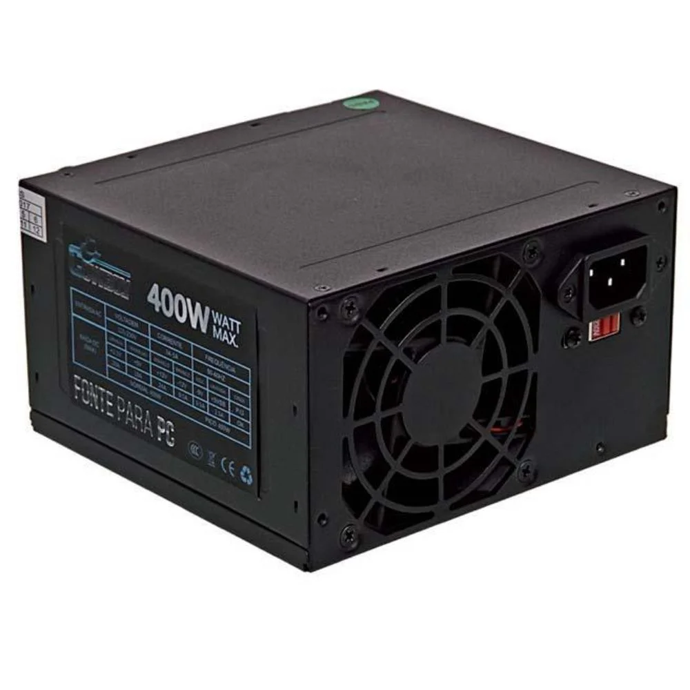 Fonte Knup Gamer ATX, 400W, Bivolt, 24 Pinos - KP-532 Fonte Knup Gamer ATX, 400W, Bivolt, 24 Pinos - KP-532