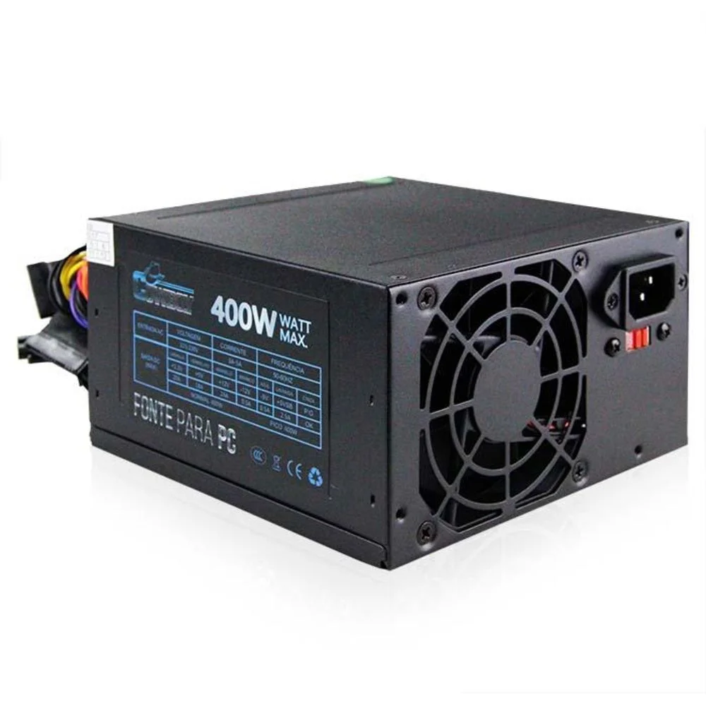 Fonte Knup Gamer ATX, 400W, Bivolt, 24 Pinos - KP-532 Fonte Knup Gamer ATX, 400W, Bivolt, 24 Pinos - KP-532