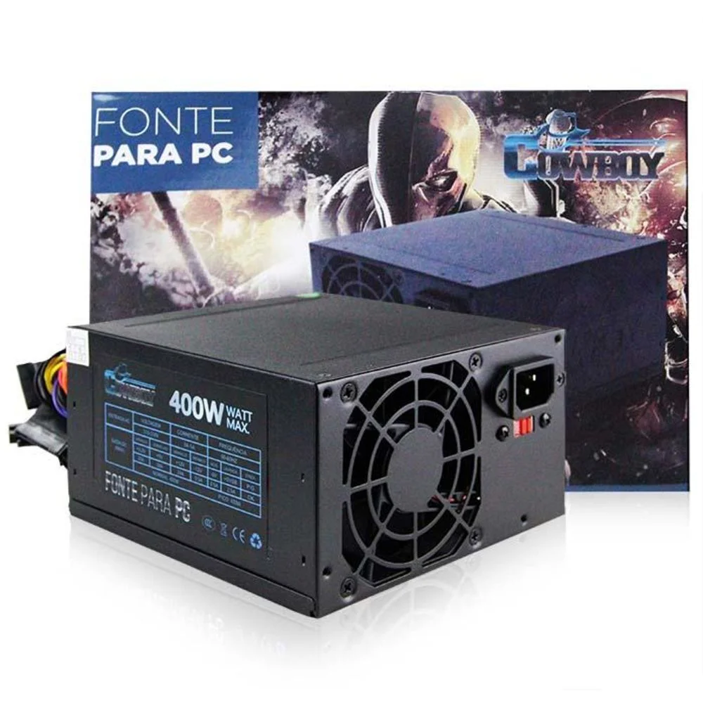 Fonte Knup Gamer ATX, 400W, Bivolt, 24 Pinos - KP-532 Fonte Knup Gamer ATX, 400W, Bivolt, 24 Pinos - KP-532