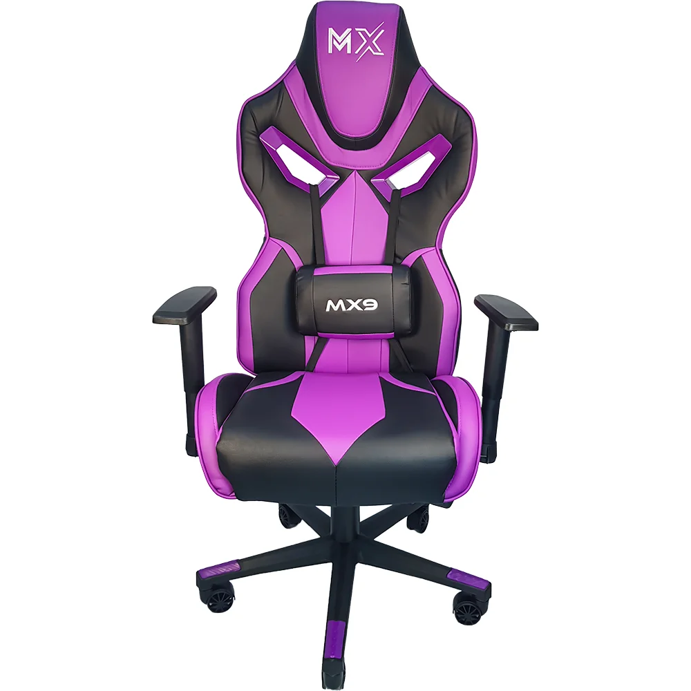 Cadeira Gamer Mx9 Giratoria PretoRoxo KaBuM