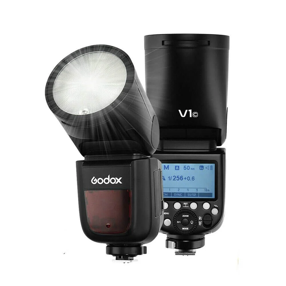 Godox V1C 本体 Flash Godox V1C Cabeça Redonda ETtl Kabum