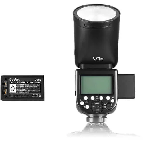 Flash Godox V1C Cabeça Redonda ETtl Kabum