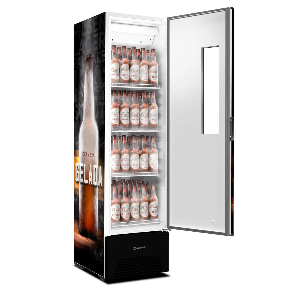 Cervejeira Metalfrio Optima 324l 1 Porta Com Visor 220v Vn28fp Cervejeira Metalfrio Optima 324l 1 Porta Com Visor 220v Vn28fp