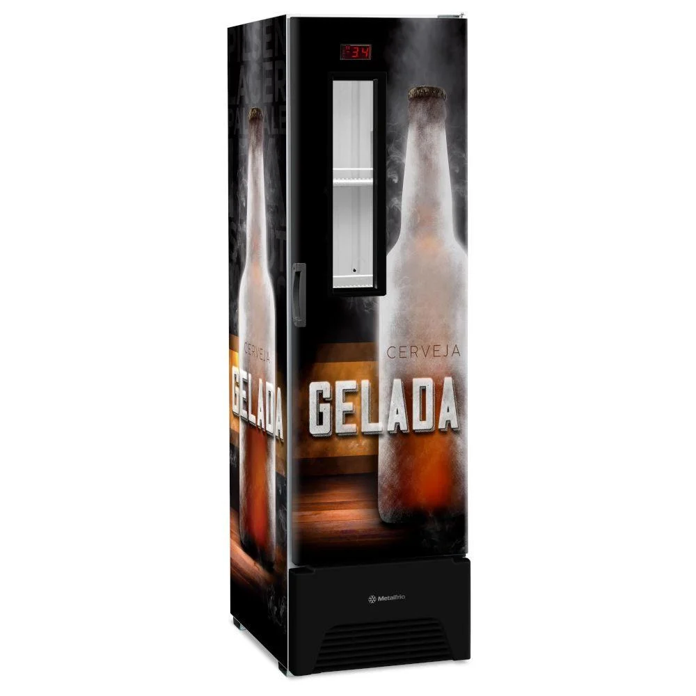 Cervejeira Metalfrio Optima 324l 1 Porta Com Visor 220v Vn28fp Cervejeira Metalfrio Optima 324l 1 Porta Com Visor 220v Vn28fp