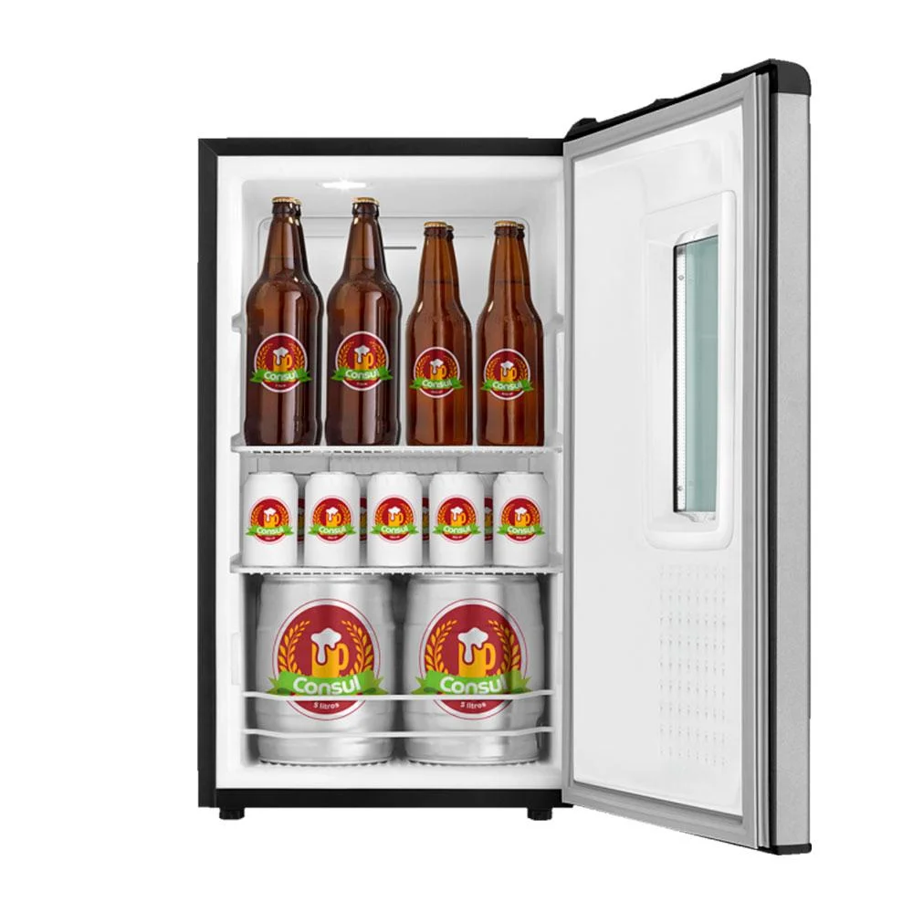 Cervejeira Vertical Consul, 82 Litros, 75 Latas, Frost Free, 220v, Titanium - Czd12at Cervejeira Vertical Consul, 82 Litros, 75 Latas, Frost Free, 220v, Titanium - Czd12at