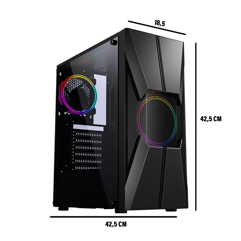 PC Gamer I7 GTX 1050 16GB HD 1TB SSD 120GB KaBuM