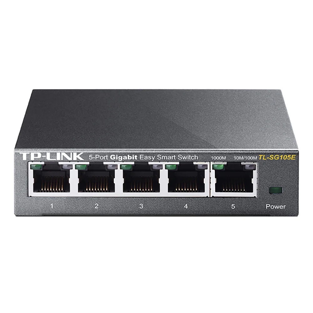 Switch TPLink 5 Portas Easy Smart Gigabit KaBuM
