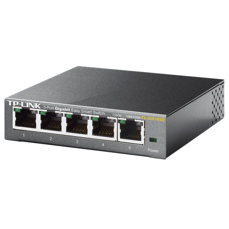 Switch TP-Link 5 Portas, Easy Smart Gigabit - TL-SG105E