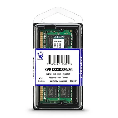 ddr3 8gb 1333 u-dimm 22枚 Memória Kingston Notebook 8Gb 1333Mhz Ddr3 KaBuM