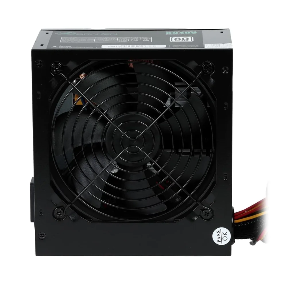 Fonte Draxen ATX, 400W, 80 Plus White, PFC Ativo - DN400 Fonte Draxen ATX, 400W, 80 Plus White, PFC Ativo - DN400