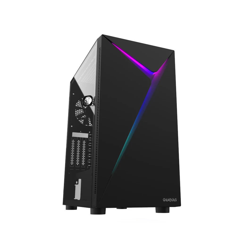 Gabinete Gamer Gamdias Argus E4 Elite, Mid Tower, Sem Fan, Sem Fonte, Preto Gabinete Gamer Gamdias Argus E4 Elite, Mid Tower, Sem Fan, Sem Fonte, Preto