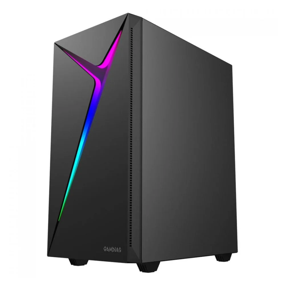 Gabinete Gamer Gamdias Argus E4 Elite, Mid Tower, Sem Fan, Sem Fonte, Preto Gabinete Gamer Gamdias Argus E4 Elite, Mid Tower, Sem Fan, Sem Fonte, Preto
