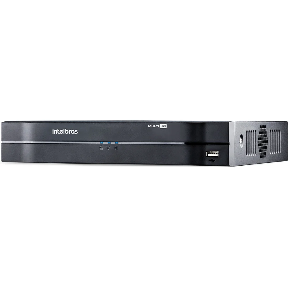 DVR 4 Canais Intelbras HD 720p + 1 IP H.265+ Até 12TB 5 em 1 Modo NVR Ipv6 Onvif S - MHDX 1104