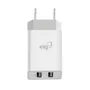 Carregador de Parede, Elg,Universal, Usb, Branco e Cinza - WC124A