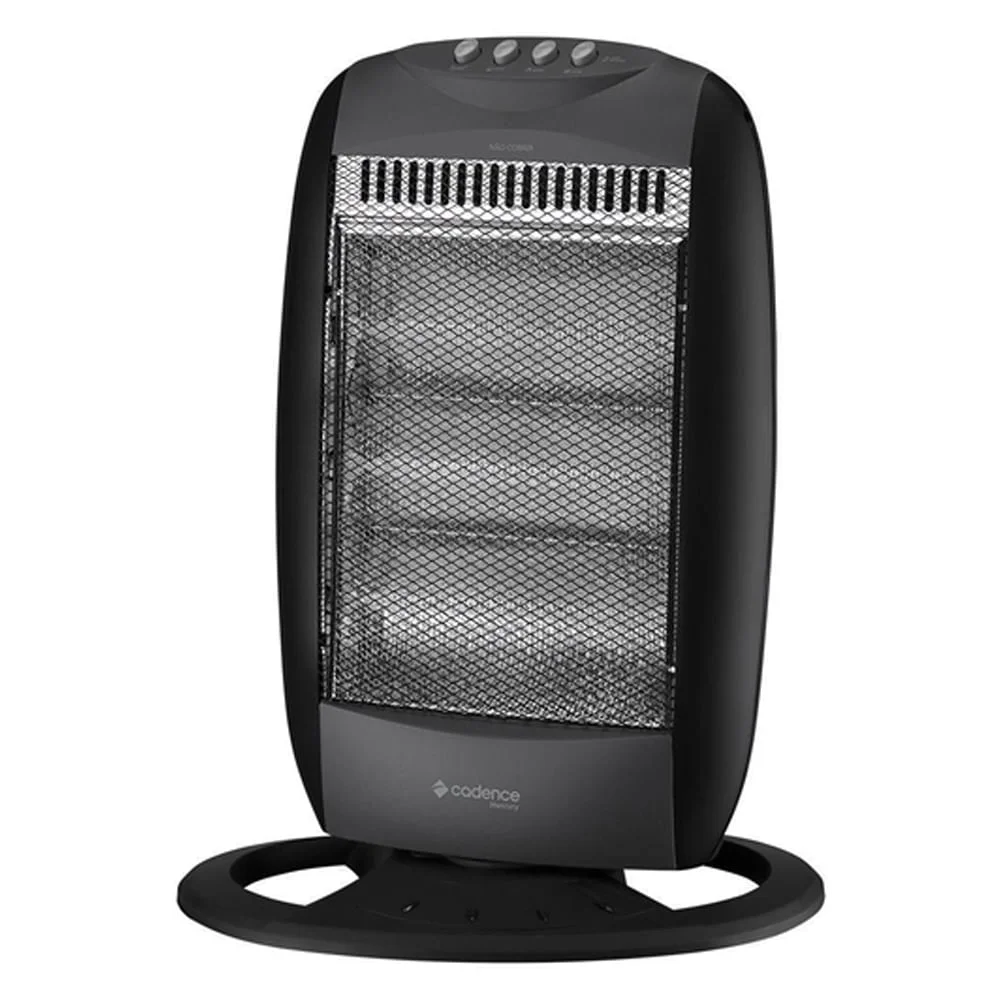 Aquecedor Cadence Halógeno Mercury Preto 127v