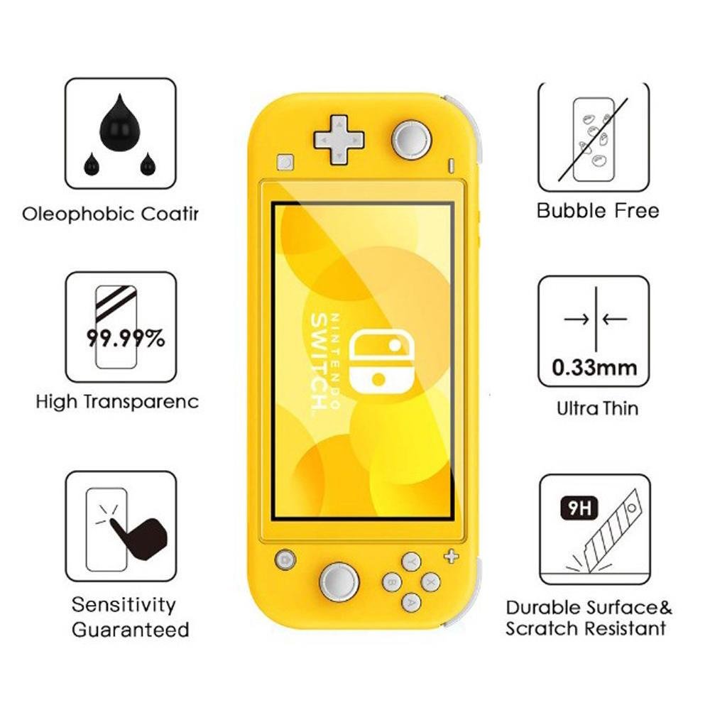 Película T&Z De Vidro Mini Temperado Tela Nintendo Switch Lite