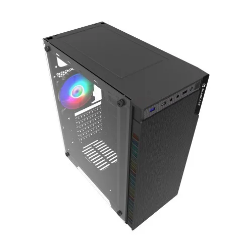 Gabinete Gamer Bluecase Mid Tower, ATX Micro, ATX Mini, ATX, Lateral Em Vidro, USB 3.0 - BG-030