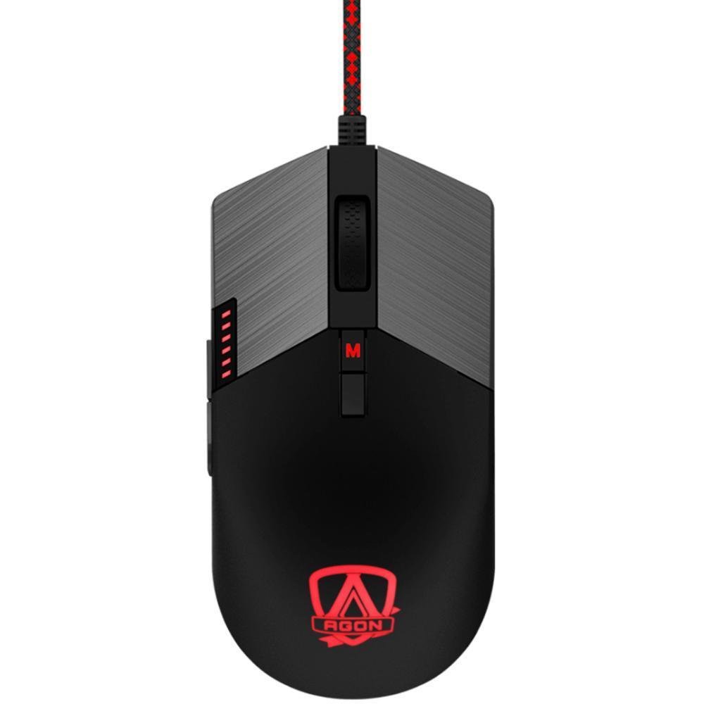 Mouse Gamer Agon Mouse, 16.000 Dpi, 8 Botoes, Preto Mouse Gamer Agon Mouse, 16.000 Dpi, 8 Botoes, Preto