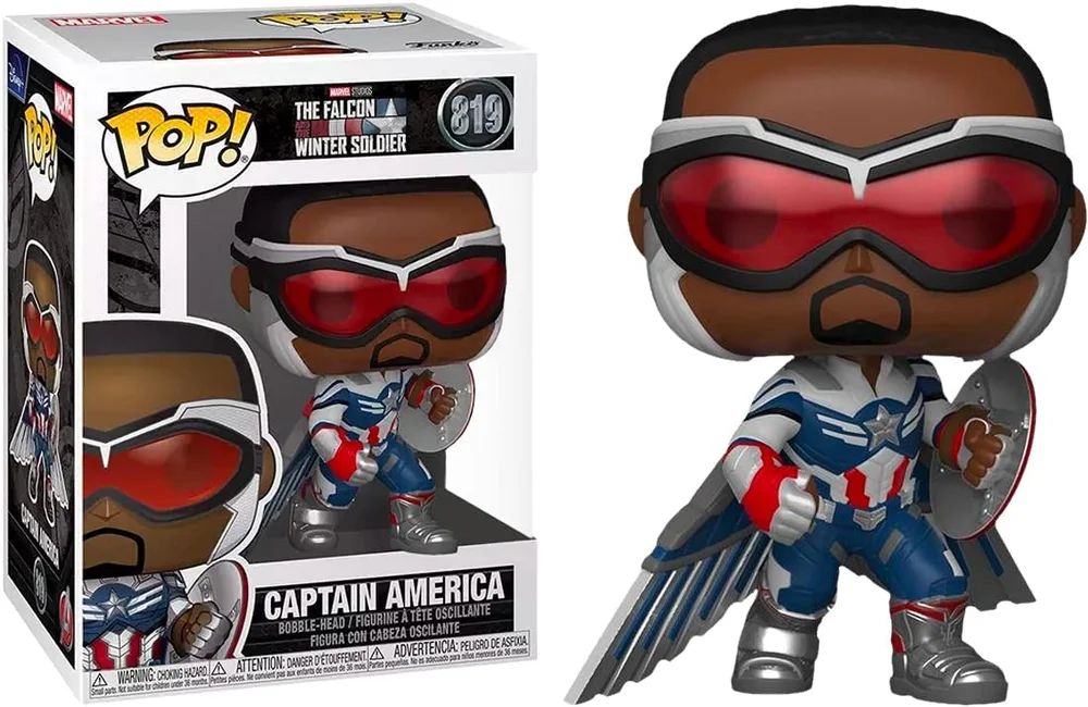 The Falcon Winter Soldier Captain America Funko Pop 819.
