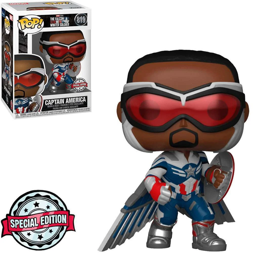 The Falcon Winter Soldier Captain America Funko Pop 819.