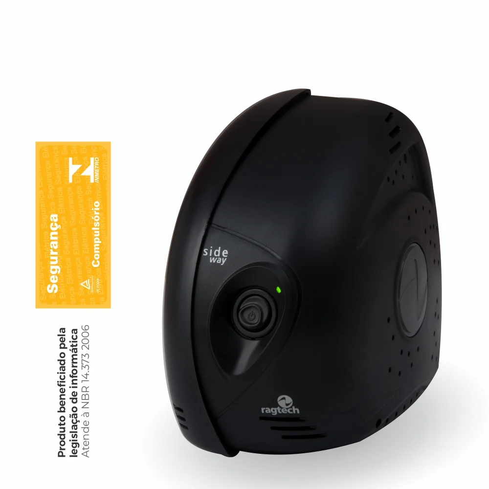 Estabilizador Ragtech Sideway, 300VA, 115/115, 4 Tomadas - 20SDW5301