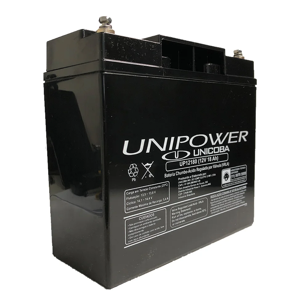 Bateria Unipower Para Nobreak M5, 12v, 18.0ah - Up12180-06c029