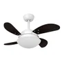 Ventilador De Teto Volare Branco Fosco Vr28 Fly Mini Tabaco 127V