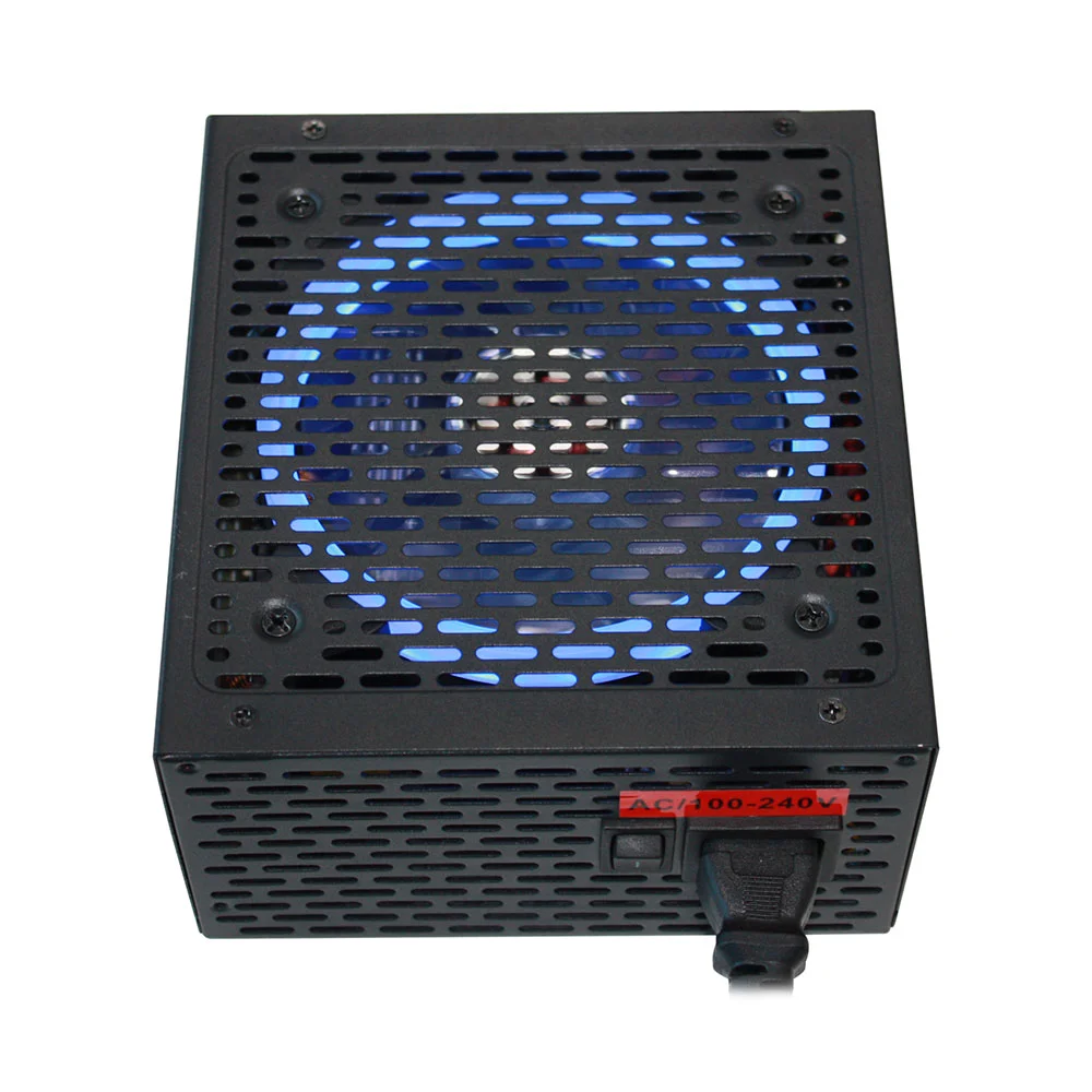 Fonte BRX Rainbow RGB, 650W, 80 Plus, PFC Ativo, Bivolt - RGB-650W Fonte BRX Rainbow RGB, 650W, 80 Plus, PFC Ativo, Bivolt - RGB-650W