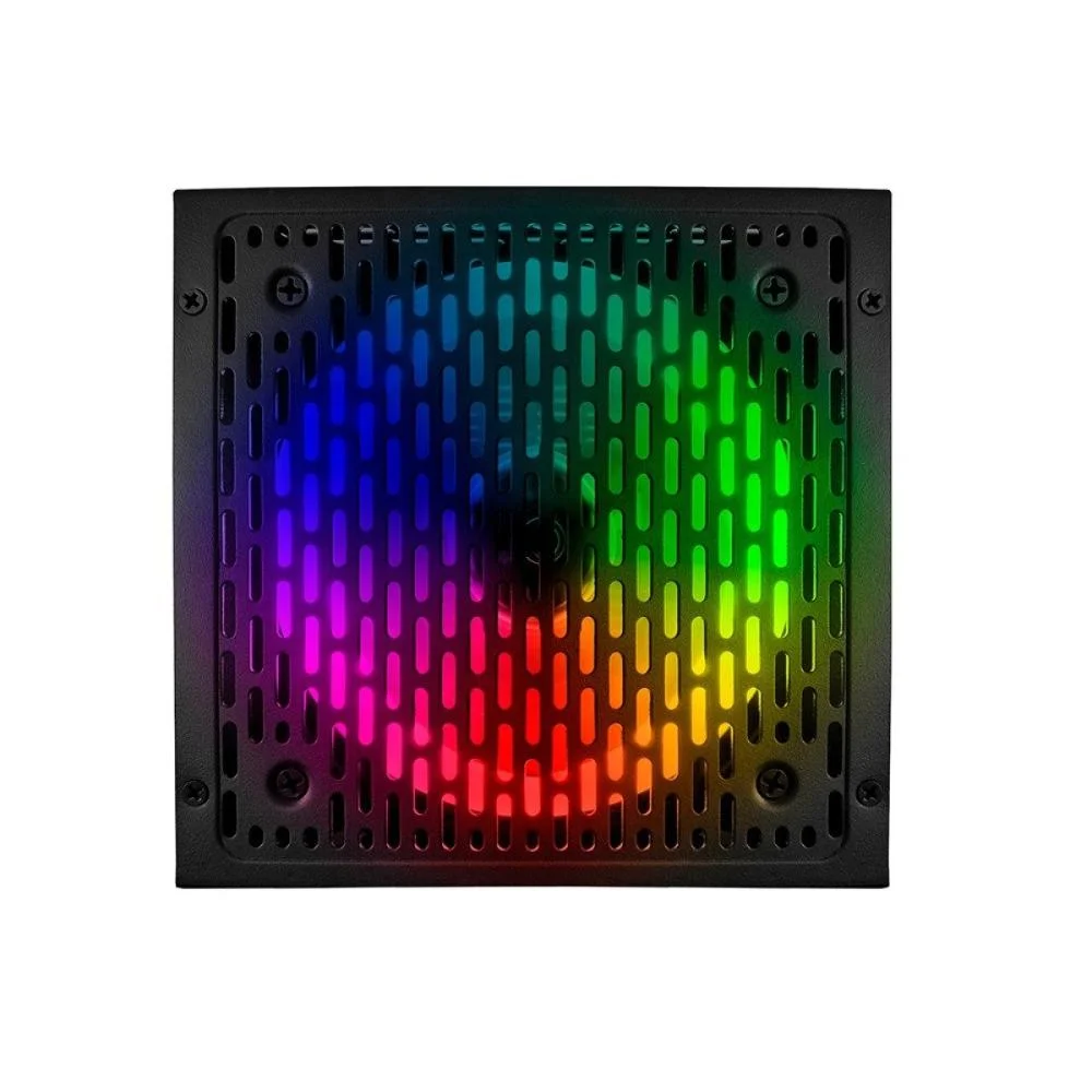 Fonte BRX Rainbow RGB, 650W, 80 Plus, PFC Ativo, Bivolt - RGB-650W Fonte BRX Rainbow RGB, 650W, 80 Plus, PFC Ativo, Bivolt - RGB-650W