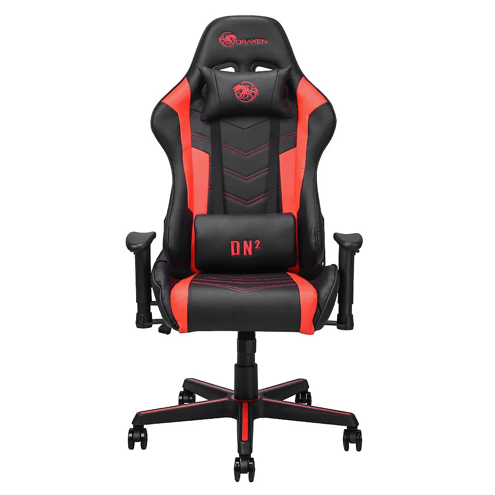 Cadeira Gamer DN2 Preto e Vermelho Draxen KaBuM