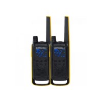 Radio Comunicador Talkabout Motorola T470BR, 35Km, Amarelo e Preto - Par / 2
