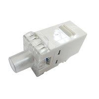 Conector Fêmea Rj45 - Cat 6 - Keystone - Branco - Wt-2002