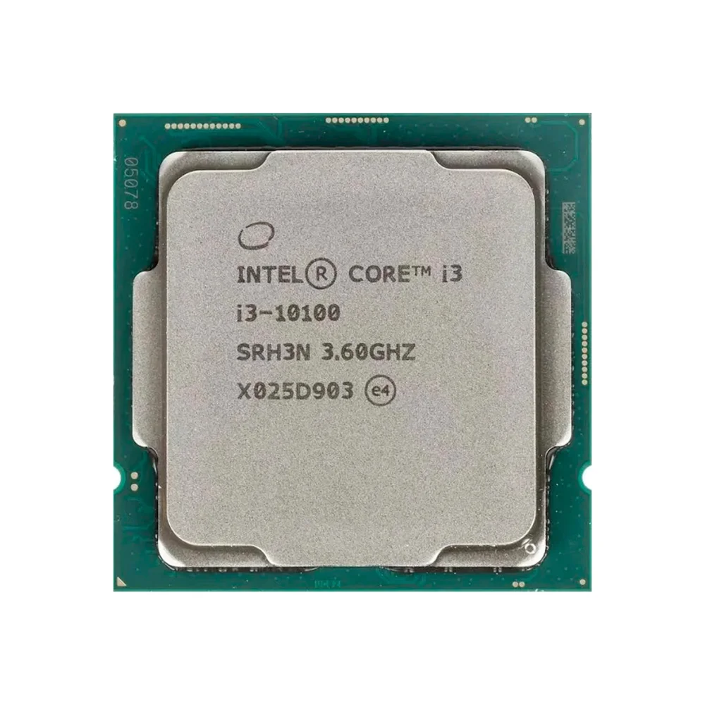 CPU CPU i3-10100 Processador Intel Core I310100 Comet Lake 360