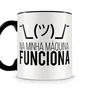 Caneca Na Minha Máquina Funciona Preta